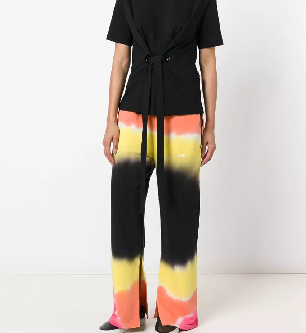 Off White Women's Striped Trousers