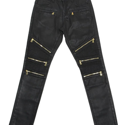 Embellish Bundy Biker Denim Jeans