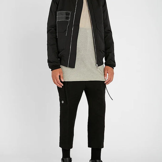 Rick Owens Cargo Dirt Dropped-Crotch Trousers