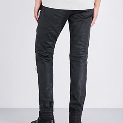 Embellish Bundy Biker Denim Jeans