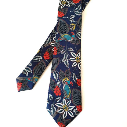 Ted Baker Pidgion Floral Slim Print Silk Tie