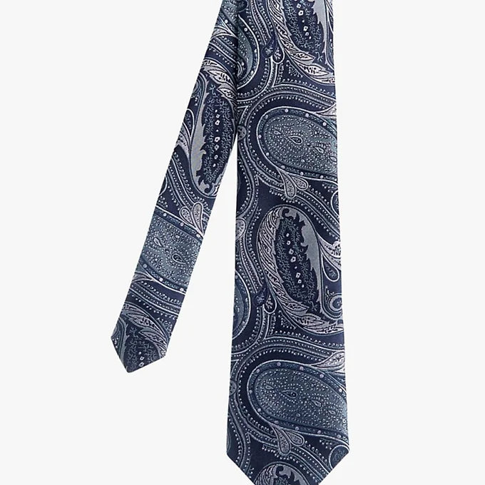 Ted Baker Drawn Paisley Silk Tie