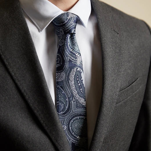 Ted Baker Drawn Paisley Silk Tie