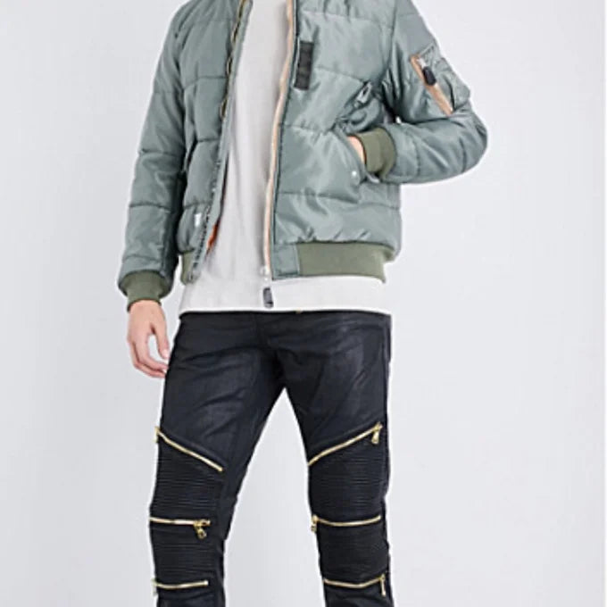 Embellish Bundy Biker Denim Jeans